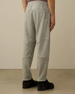 Tracksuits & Shorts<C.P. Company Diagonal Raised Fleece Lens Sweatpants Greystone Melange