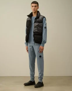 Jacket & Coats<C.P. Company Eco Chrome-R Mixed Down Vest Black