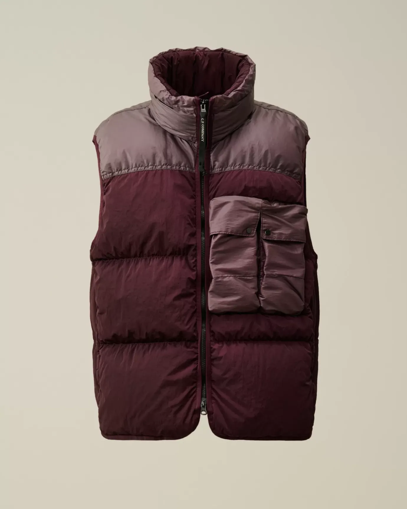 Jacket & Coats<C.P. Company Eco Chrome-R Mixed Down Vest Potent Purple