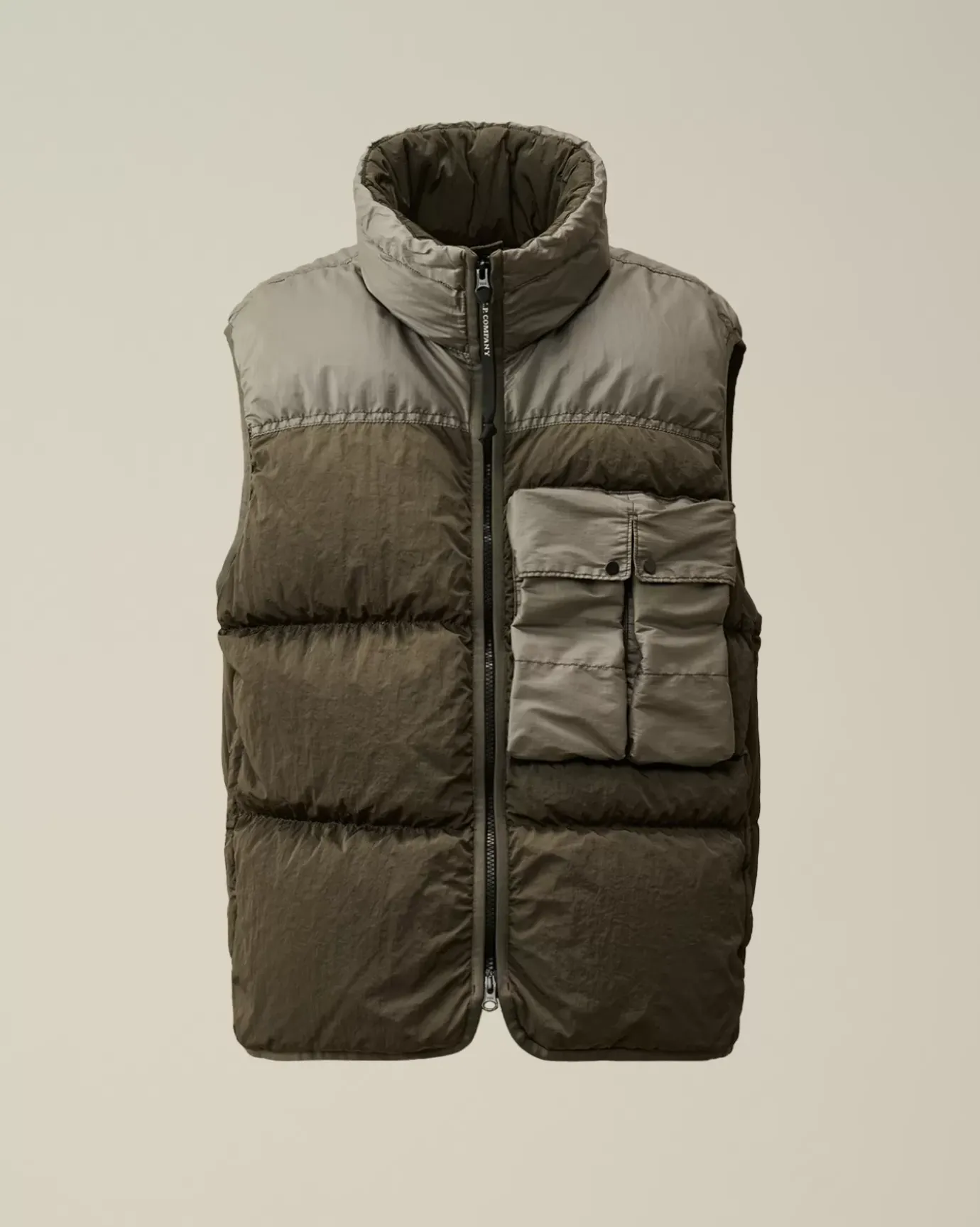 Jacket & Coats<C.P. Company Eco Chrome-R Mixed Down Vest Grape Leaf – Green