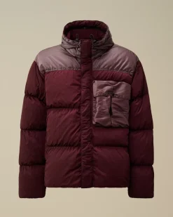 Jacket & Coats<C.P. Company Eco Chrome-R Mixed Goggle Down Jacket Potent Purple