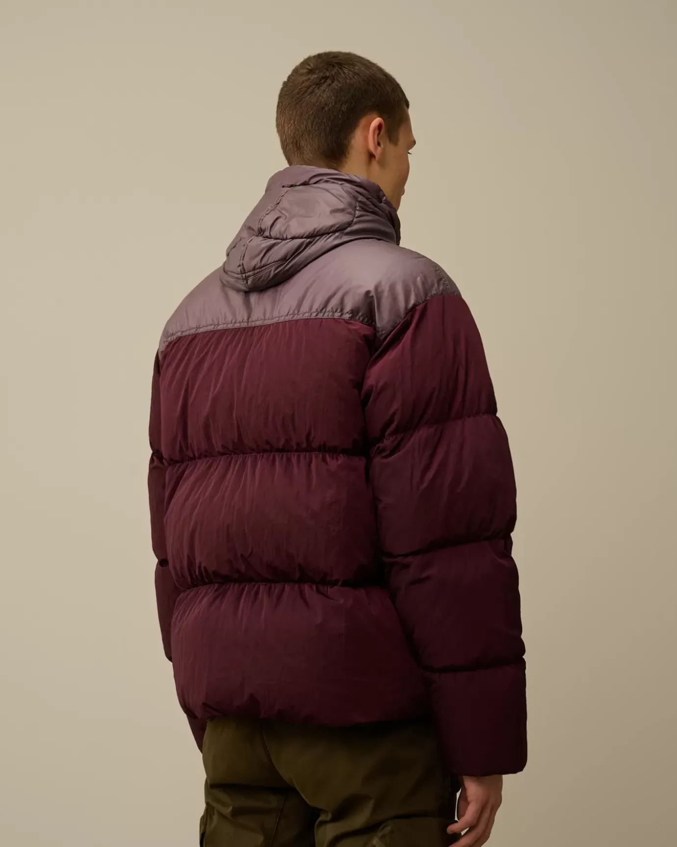 Jacket & Coats<C.P. Company Eco Chrome-R Mixed Goggle Down Jacket Potent Purple