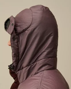Jacket & Coats<C.P. Company Eco Chrome-R Mixed Goggle Down Jacket Potent Purple
