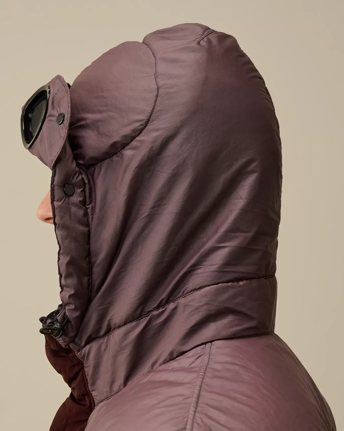 Jacket & Coats<C.P. Company Eco Chrome-R Mixed Goggle Down Jacket Potent Purple