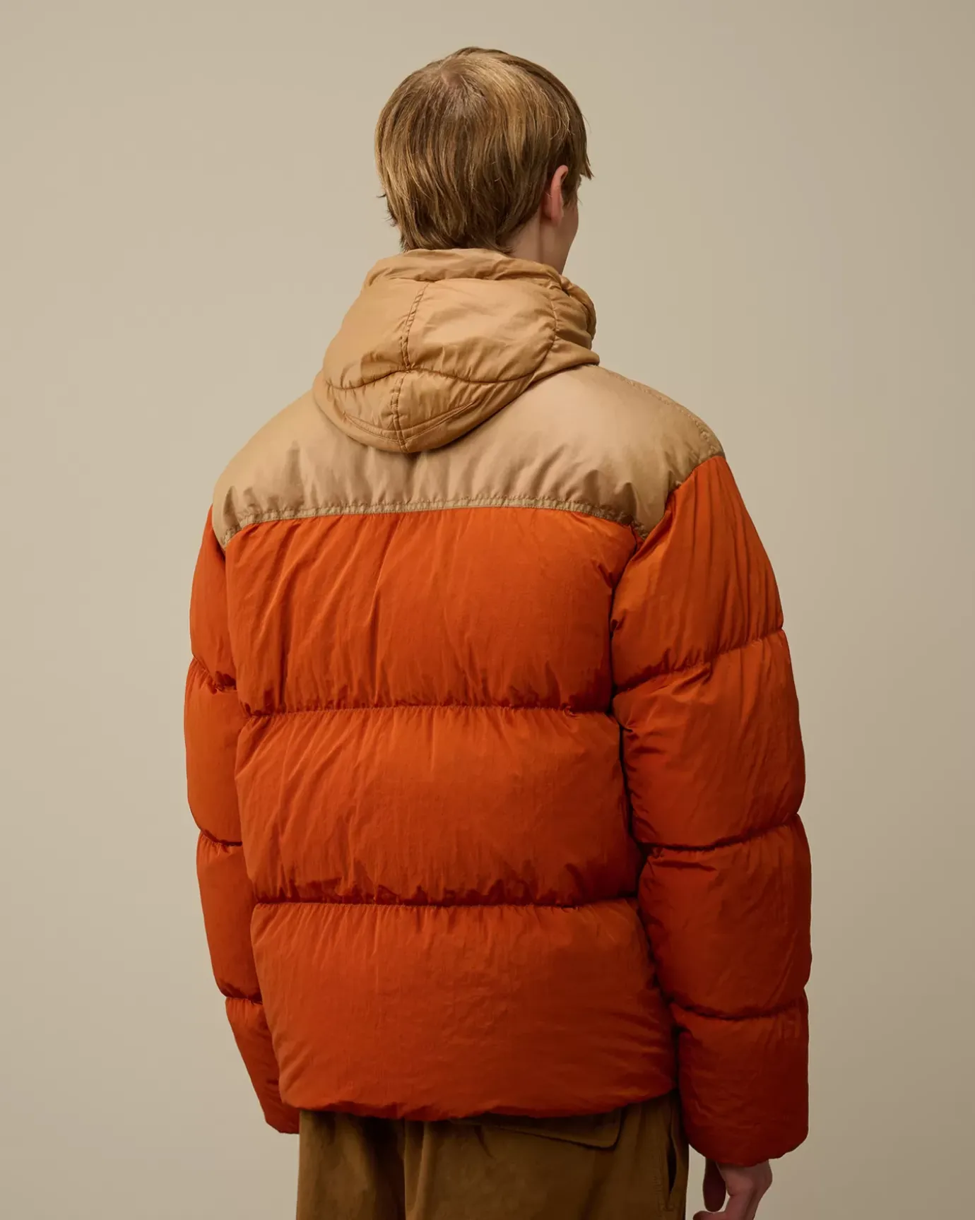 Jacket & Coats<C.P. Company Eco Chrome-R Mixed Goggle Down Jacket Bombay Brown