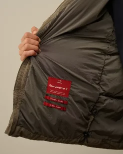 Jacket & Coats<C.P. Company Eco Chrome-R Mixed Goggle Down Jacket Walnut – Beige