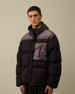 Jacket & Coats<C.P. Company Eco Chrome-R Mixed Goggle Down Jacket Nightshade – Purple