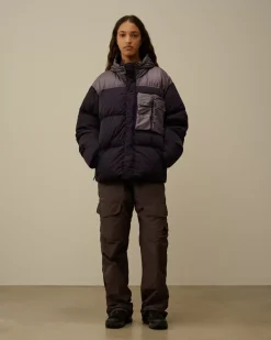 Jacket & Coats<C.P. Company Eco Chrome-R Mixed Goggle Down Jacket Nightshade – Purple