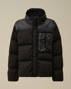 Jacket & Coats<C.P. Company Eco Chrome-R Mixed Goggle Down Jacket Total Eclipse – Blue