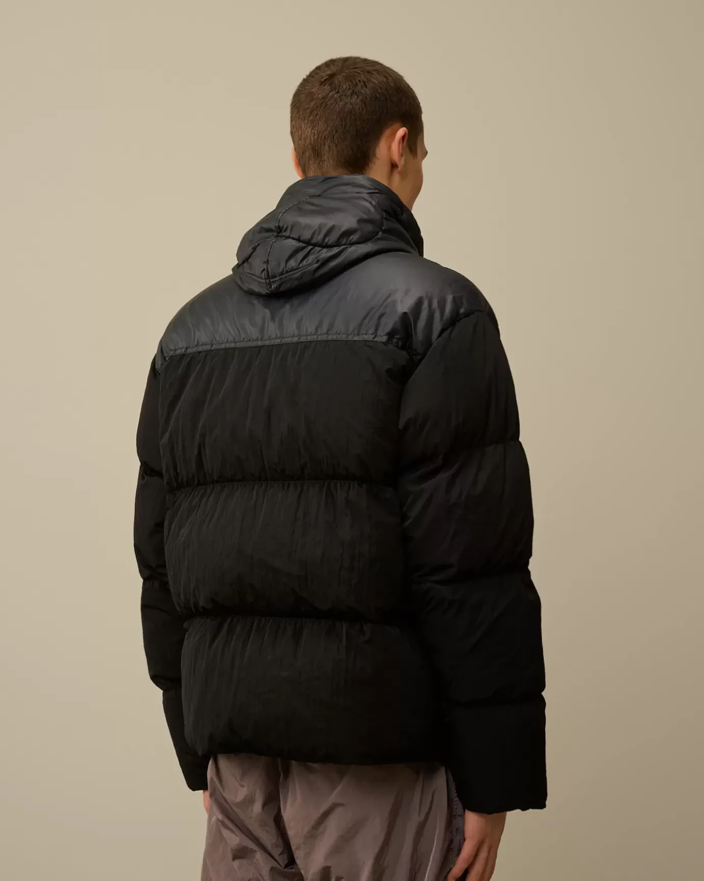 Jacket & Coats<C.P. Company Eco Chrome-R Mixed Goggle Down Jacket Total Eclipse – Blue