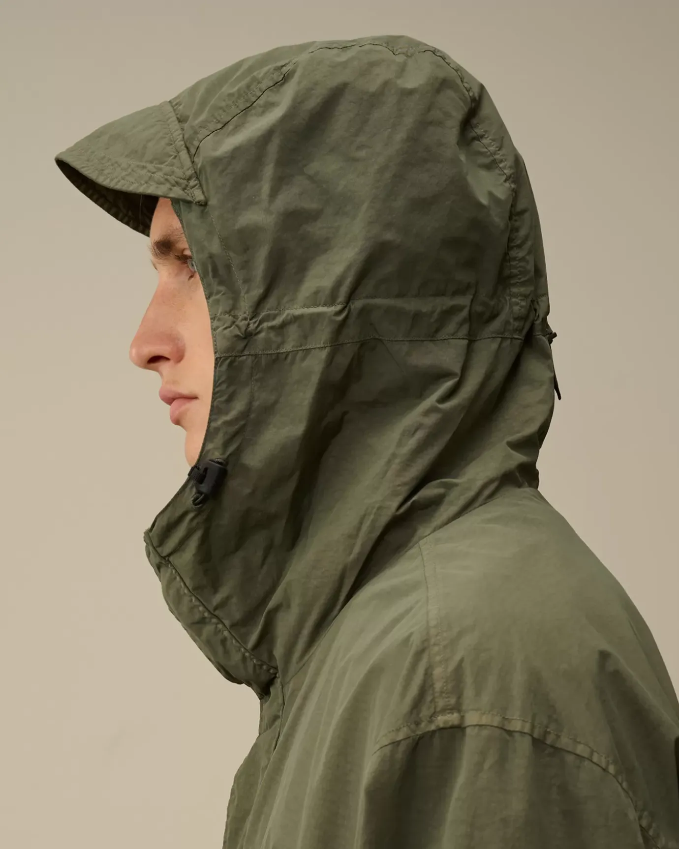 Overshirt<C.P. Company Flatt Nylon Hooded Overshirt Grape Leaf – Green