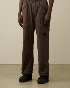 Trousers<C.P. Company Flatt Nylon Loose Utility Pants Boulevard – Violet