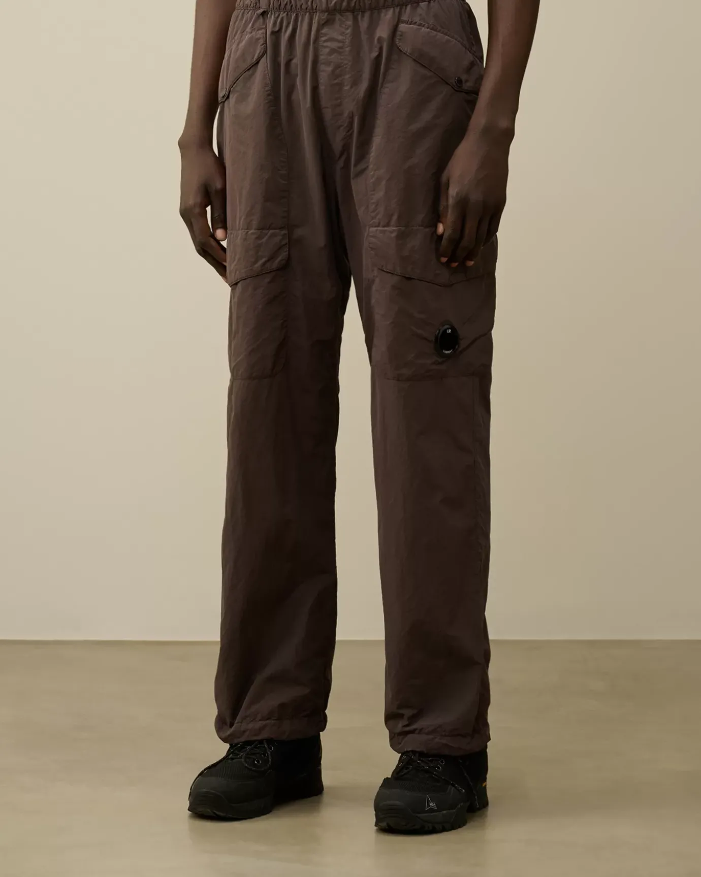 Trousers<C.P. Company Flatt Nylon Loose Utility Pants Boulevard – Violet