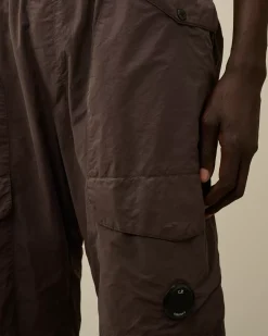Trousers<C.P. Company Flatt Nylon Loose Utility Pants Boulevard – Violet