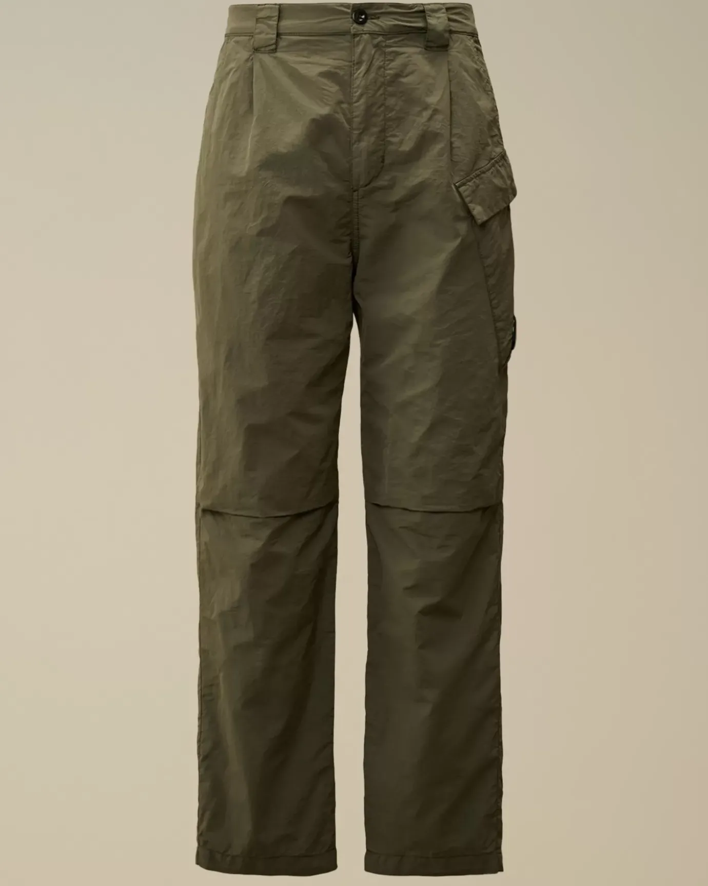Trousers<C.P. Company Flatt Nylon Regular Cargo Pants Grape Leaf – Green