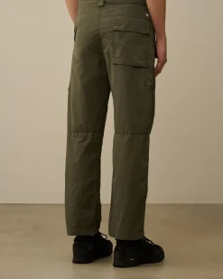 Trousers<C.P. Company Flatt Nylon Regular Cargo Pants Grape Leaf – Green