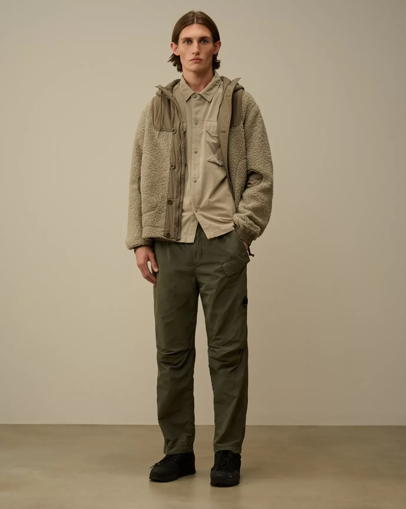 Trousers<C.P. Company Flatt Nylon Regular Cargo Pants Grape Leaf – Green