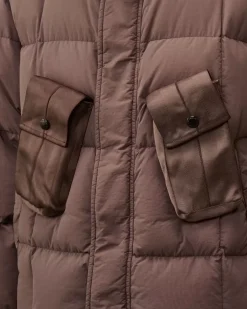 Jacket & Coats<C.P. Company Flatt Nylon Short Down Jacket Purple Dove