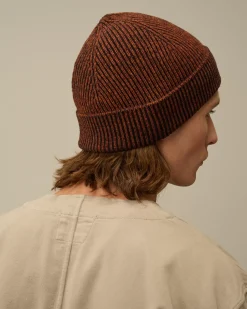 Hats<C.P. Company Fleece Knit Beanie Bombay Brown