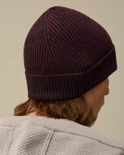 Hats<C.P. Company Fleece Knit Beanie Potent Purple