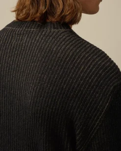 Jumpers<C.P. Company Fleece Knit Crewneck Vanisé Knit Walnut – Beige