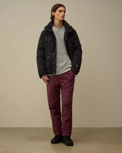 Jumpers<C.P. Company Fleece Knit Crewneck Vanisé Knit Black Melange