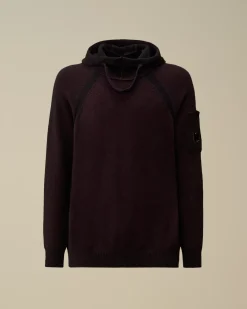 Jumpers<C.P. Company Fleece Knit Hooded Knit Potent Purple