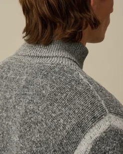 Jumpers<C.P. Company Fleece Knit Turtleneck Knit Black Melange