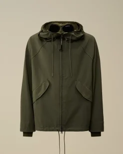 Jacket & Coats<C.P. Company GD Shell Mixed Goggle Hooded Jacket Grape Leaf – Green
