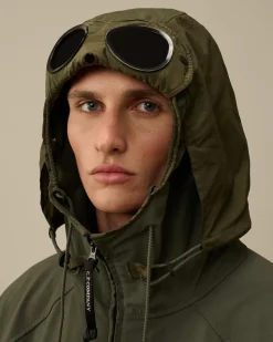 Jacket & Coats<C.P. Company GD Shell Mixed Goggle Hooded Jacket Grape Leaf – Green