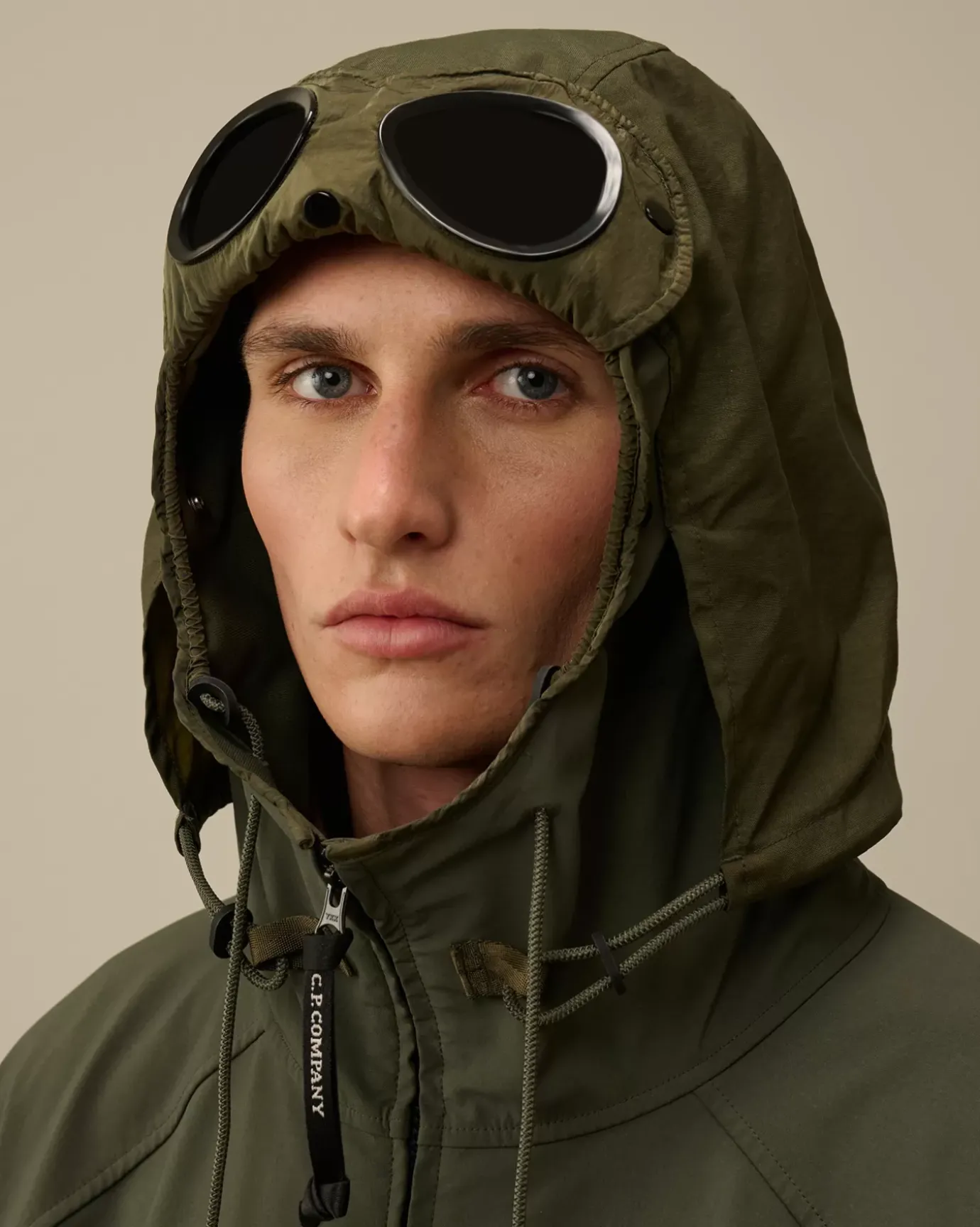 Jacket & Coats<C.P. Company GD Shell Mixed Goggle Hooded Jacket Grape Leaf – Green