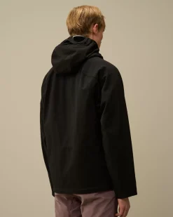 Jacket & Coats<C.P. Company GD Shell Mixed Goggle Hooded Jacket Black