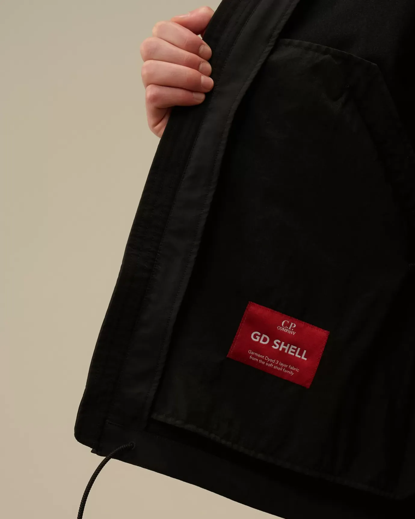 Jacket & Coats<C.P. Company GD Shell Mixed Goggle Hooded Jacket Black