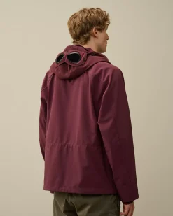 Jacket & Coats<C.P. Company GD Shell Mixed Goggle Hooded Jacket Potent Purple