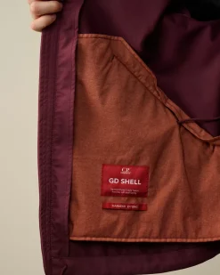 Jacket & Coats<C.P. Company GD Shell Mixed Goggle Hooded Jacket Potent Purple