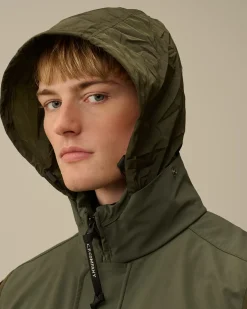 Jacket & Coats<C.P. Company GD Shell Mixed Lens Vest Grape Leaf – Green