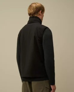 Jacket & Coats<C.P. Company GD Shell Mixed Lens Vest Black