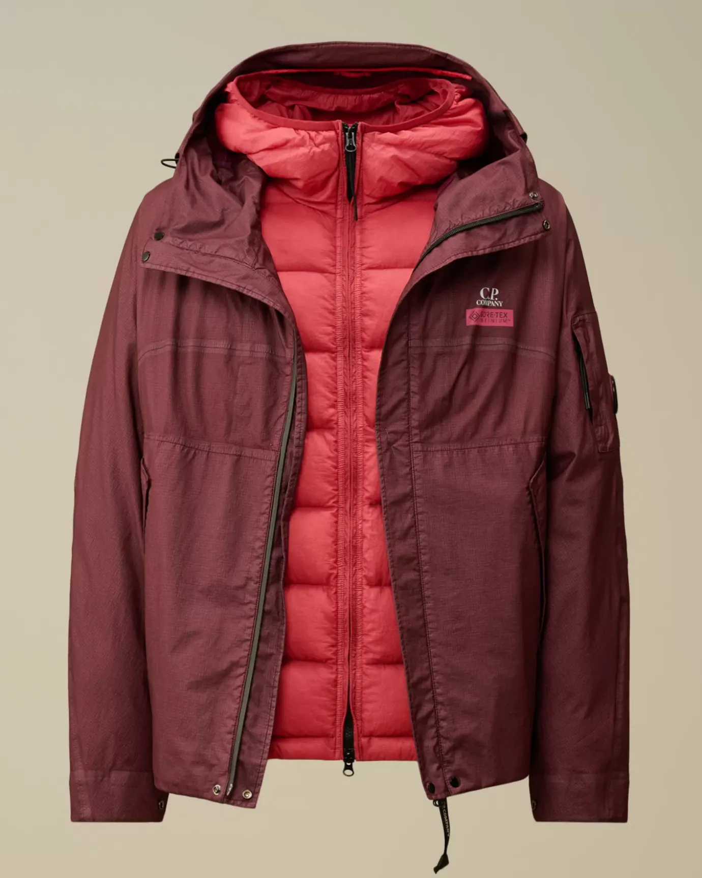 Jacket & Coats<C.P. Company Gore G-Type Reversible Jacket Opaque Fuscia
