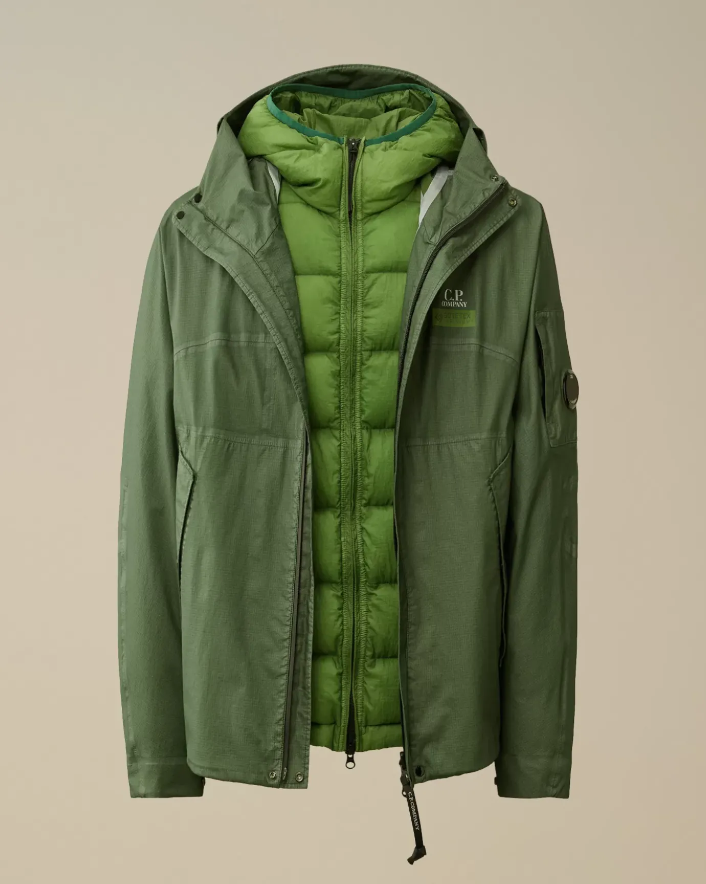 Jacket & Coats<C.P. Company Gore G-Type Reversible Jacket Piquant Green