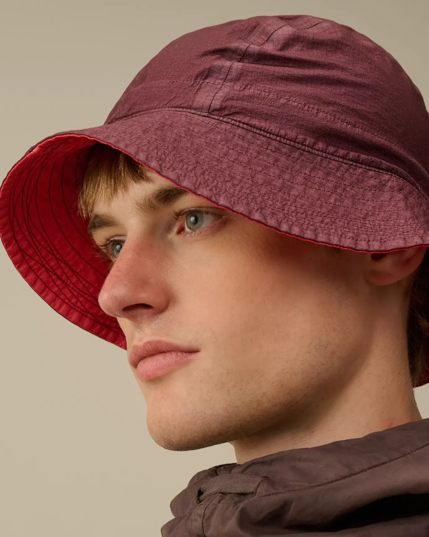 Hats<C.P. Company Gore-G Type Logo Bucket Hat Opaque Fuscia