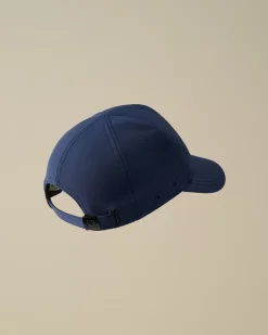 Clothing 10-14|Clothing 4-8<C.P. Company Kids C.P. Shell-R Logo Cap Estate Blue