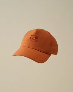 Clothing 10-14|Clothing 4-8<C.P. Company Kids C.P. Shell-R Logo Cap Bombay Brown