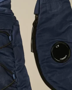 Clothing 10-14|Clothing 4-8<C.P. Company Kids Nylon B Crossbody Rucksack Estate Blue