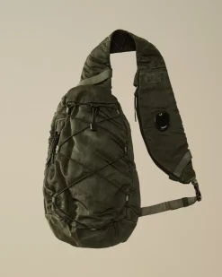Clothing 10-14|Clothing 4-8<C.P. Company Kids Nylon B Crossbody Rucksack Grape Leaf – Green