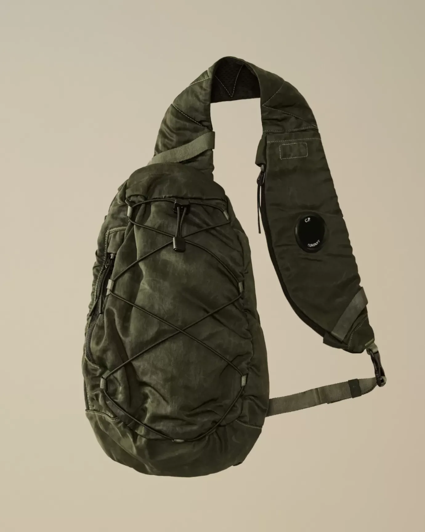 Clothing 10-14|Clothing 4-8<C.P. Company Kids Nylon B Crossbody Rucksack Grape Leaf – Green