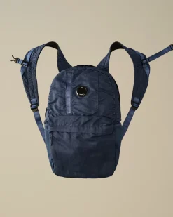 Clothing 4-8|Clothing 10-14<C.P. Company Kids Nylon B Lens Backpack Estate Blue