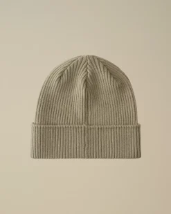 Clothing 10-14|Clothing 4-8<C.P. Company Kids Wool Knit Logo Beanie Vintage Khaki – Beige