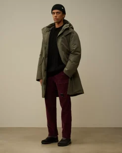 Jumpers<C.P. Company Lambswool Funnel Neck Knit Black