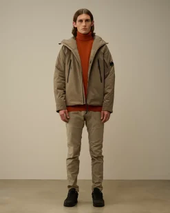 Jumpers<C.P. Company Lambswool GRS Turtleneck Full Knit Bombay Brown