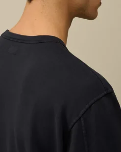 Sweatshirts<C.P. Company Light Fleece Crew Neck Sweatshirt Total Eclipse – Blue